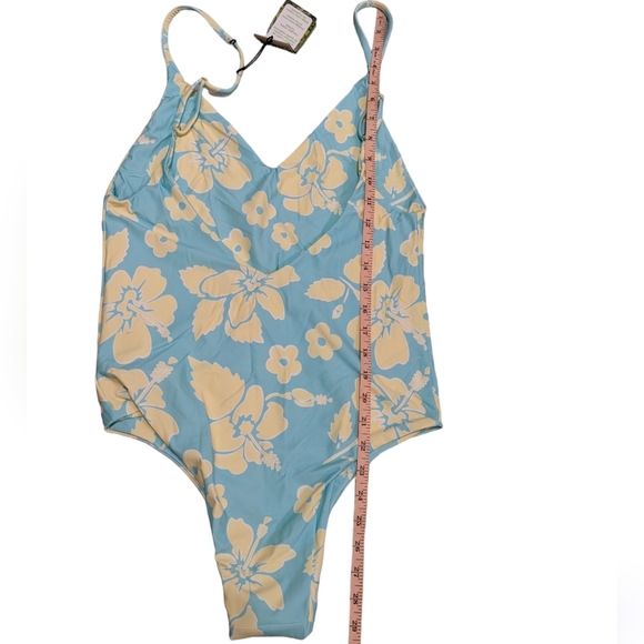Sunbleached Swim Julianne One Piece Lanikai Hawaiian Floral  XL NWT - Picture 12 of 13